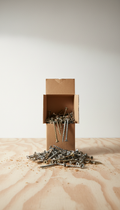 Hardened steel wood screw assortment pack